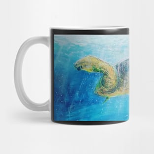 Large Sea Turtle underwater Mug